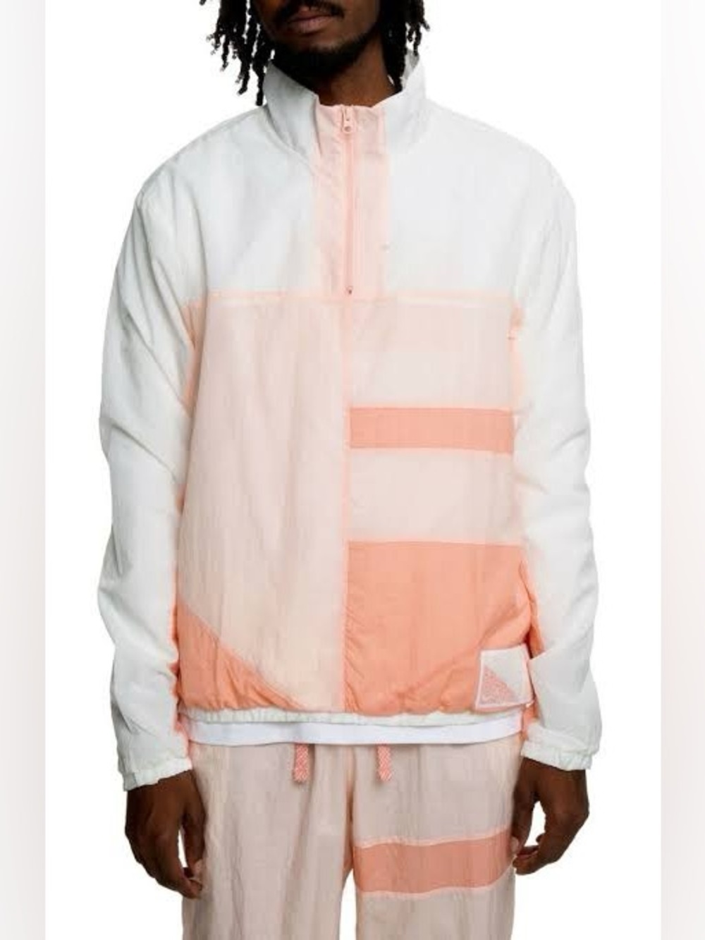 Nike Flight | Vintage 90’s Flight Basketball Windbreaker | Coral/Pink | Large